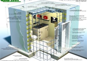 Home Vault Plans Safe Room Construction with Insulated Concrete forms