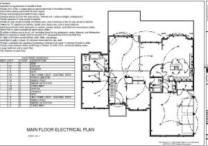 Home Wiring Plan House Main Floor Electric Plan Sds Plans House Plans