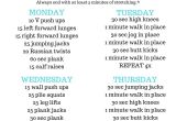 Home Work Out Plan 8 Week Home Workout Plan