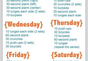 Home Work Out Plan Go after Your Goal to Exercise More Here 39 S How Weekly
