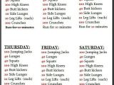 Home Work Out Plans Best 25 Home Workout Schedule Ideas On Pinterest 3 Week