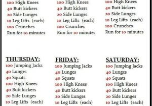 Home Work Out Plans Best 25 Home Workout Schedule Ideas On Pinterest 3 Week