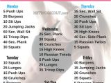 Home Work Out Plans Weekly Home Workout Plans