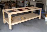 Home Workbench Plans I Like the Casters On This One Mobile is Good Garage