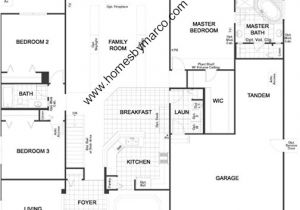 Homes by Marco Floor Plans Alcott Model In the Copper Springs Subdivision In Elgin