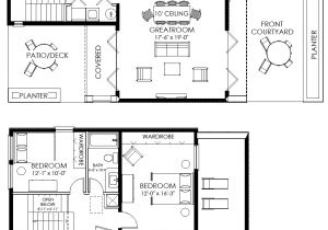 Homes Floor Plans Contemporary Small House Plan 61custom Contemporary