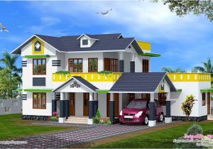 Homes Models and Plans 1900 Sq Feet Kerala Model Sloping Roof House House