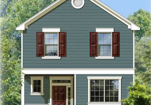 Homes Photos with Plans Two Story Traditional House Plan 82083ka Architectural