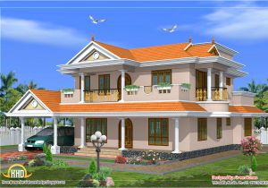 Homes Plans and Design Beautiful 2 Storied House Design 2490 Sq Ft Kerala