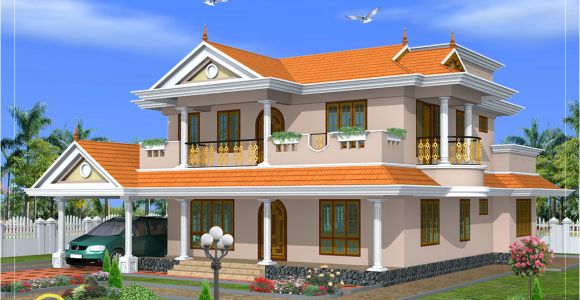 Homes Plans and Design Beautiful 2 Storied House Design 2490 Sq Ft Kerala