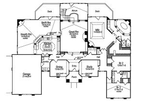 Homes with atriums Floor Plans Clayton atrium Ranch Home Plan 007d 0002 House Plans and