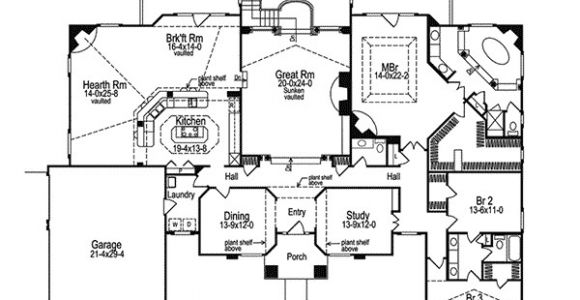 Homes with atriums Floor Plans Clayton atrium Ranch Home Plan 007d 0002 House Plans and