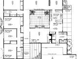 Homes with atriums Floor Plans Contemporary House Plan with Central atrium 0890w