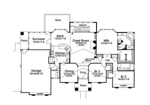 Homes with atriums Floor Plans Tampa Bay atrium Ranch Home Plan 007d 0098 House Plans
