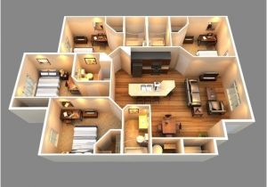 House Design Plans 3d 4 Bedrooms This is A 3d Floor Plan View Of Our 4 Bedrooms 4 Bath