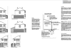 House Extension Plans Examples Kitchen Extension Drawings
