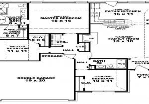 House Plan 2 Bedroom 1 Bathroom 3 Bedroom 2 Bath 1 Story House Plans 3 Bedroom 2 Bathroom