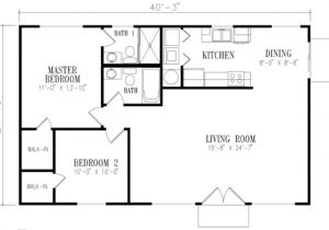 House Plan for 1000 Sq Feet Mediterranean Style House Plan 2 Beds 2 Baths 1000 Sq Ft