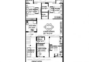 House Plan for 15 Feet by 60 Feet Plot 20 Feet X 60 House Plans