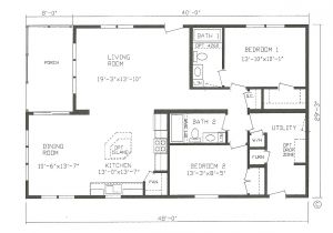 House Plan for 20×40 Site 2 Bedroom House Plans 30 X 40