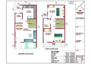 House Plan for 20×40 Site 20 X 40 Duplex House Plans Escortsea