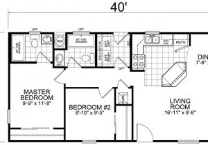 House Plan for 20×40 Site Second Unit 20 X 40 2 Bed 2 Bath 800 Sq Ft Little