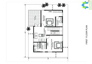 House Plan for 30 Feet by 40 Feet Plot 1 Bhk Floor Plan for 20 X 40 Feet Plot 800 Square Feet