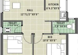 House Plan for 600 Sq Ft In India 600 Sq Ft 2 Bhk Floor Plan Image Annai Aathika Available