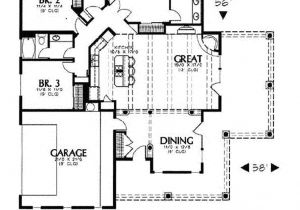 House Plans 1600 to 1700 Square Feet Adobe southwestern Style House Plan 3 Beds 2 Baths