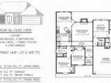House Plans 1600 to 1700 Square Feet Under 1700 Sq 3 Bedroom House Plans