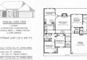 House Plans 1600 to 1700 Square Feet Under 1700 Sq 3 Bedroom House Plans