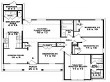 House Plans 4 Bedrooms One Floor 2 Bedroom One Story Homes 4 Bedroom 2 Story House Floor