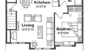 House Plans 500 Sq Ft or Less Farmhouse Style House Plan 1 Beds 1 00 Baths 500 Sq Ft