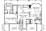 House Plans and More Com Home Plan Sumner Acadian Farmhouse First Floor From