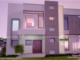 House Plans Built for A View Contemporary Home All Side Views Kerala Home Design