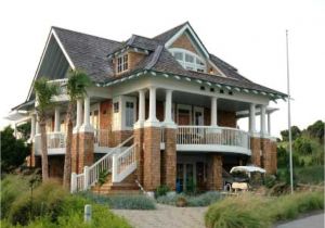 House Plans Built On Pilings Beach House Plans with Porches Beach House Plans On