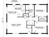 House Plans for 2 Bedroom 2 Bath Homes Plan 110 00919 2 Bedroom 1 Bath Log Home Plan