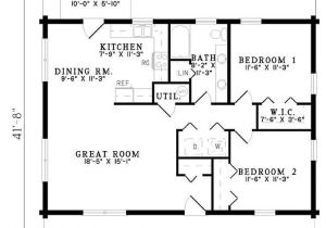 House Plans for 2 Bedroom 2 Bath Homes Plan 110 00919 2 Bedroom 1 Bath Log Home Plan