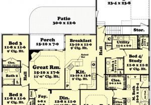 House Plans for 2400 Sq Ft European Style House Plan 4 Beds 3 Baths 2400 Sq Ft Plan