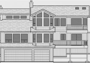 House Plans for A View Lot Sloping Lot House Plans Daylight Basement House Plans Luxury