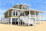 House Plans for Beach Houses Beach House Plans Two Story Coastal Home Plan 052h