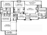 House Plans for Family Of 4 4 Bedroom Single Family 4 Bedroom One Story House Plans