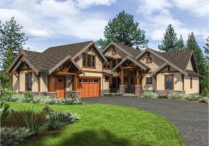 House Plans for Mountain Homes Mountain Craftsman House Plan with 3 Upstairs Bedrooms