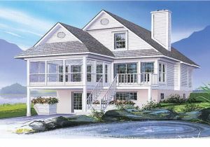 House Plans for Narrow Lots On Waterfront Awesome Waterfront Narrow Lot House Plans Photos Plan 3d
