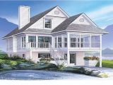 House Plans for Narrow Lots On Waterfront Coastal House Plans Narrow Lots Waterfront Home Plans