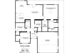 House Plans for Patio Homes Floorplans within Patio Home Plans thehomelystuff