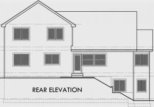 House Plans for Rear View Lots Rear View Sloping Lot House Plans