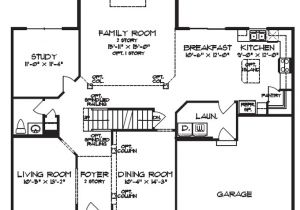 House Plans for Single Family Homes Floorplan