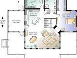 House Plans for Single Person Lake Front Cottage House Plan