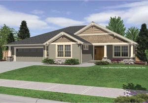 House Plans for Single Story Homes Rustic Single Story Homes Single Story Craftsman Home